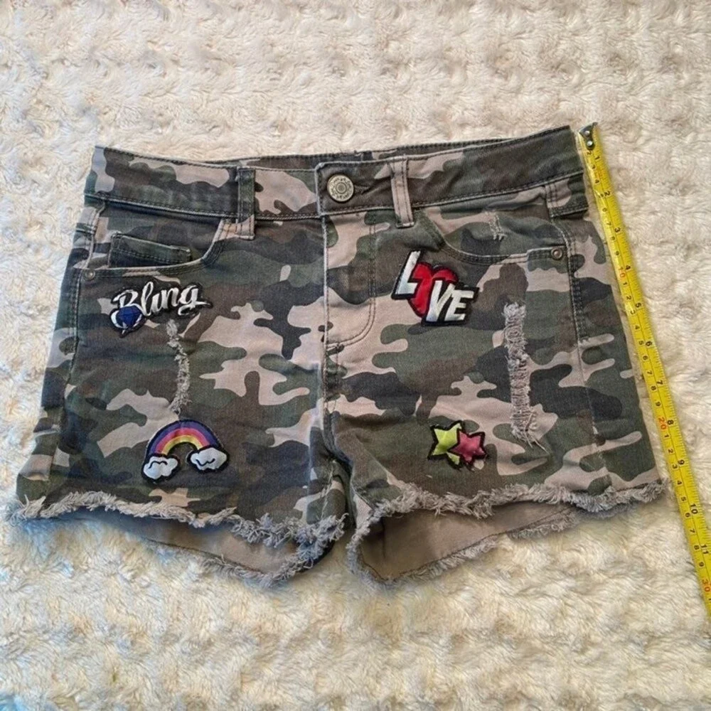OVS Girls Camo Shorts Size 10 11 Years (Bx 3)